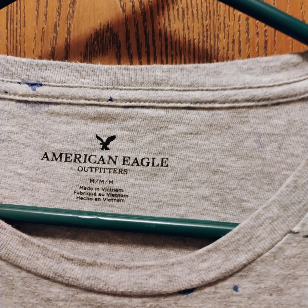 American Eagle Outfitters Gray Short Sleeve Tee